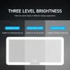 Dimmable Touchscreen Makeup Mirror Auto Vanity Mirror LED Mirror  Sun Visor Plate