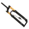 Mountain Bike Front Fork 27.5 Inch Aluminum Alloy Straight Tube Wire Control Shock Absorber Suspension Fork for Cycling