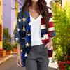 Ladies Fashion Loose Casual Print Beach Holiday   Sleeve Chiffon Cardigan