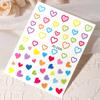 3pcs 3D Nail Art Stickers Colours Stickers for Nail Art Decoration