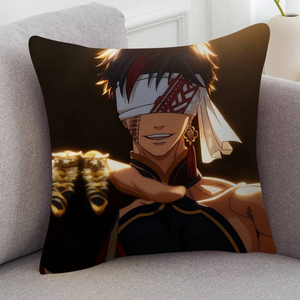 Anime Record Of Ragnarok Soft Comfortable Pillow Case Cartoon For Sofa Living Cat Room Home Office Retro Decor Protective Cover
