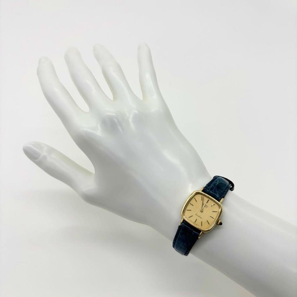 Excellent condition SEIKO EXCELINE 14K watch 2320-6650 women's