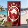 Olympiacos FC Bedrucktes Strandtuch Schnelltrocknend Weiches Handtuch Tragbare Große Rechteckige Stranddecke für Reisen Schwimmbad