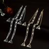 2PCS Rhinestone Metal Bra Strap,SparklingCrystalShoulder Strap, ConvertibleStrapless Accessory, Body Chain for One Shoulder Gift