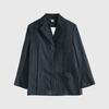 Di Su Girl Series Solid Color Suit Jacket with Back Hollow and Large Pockets