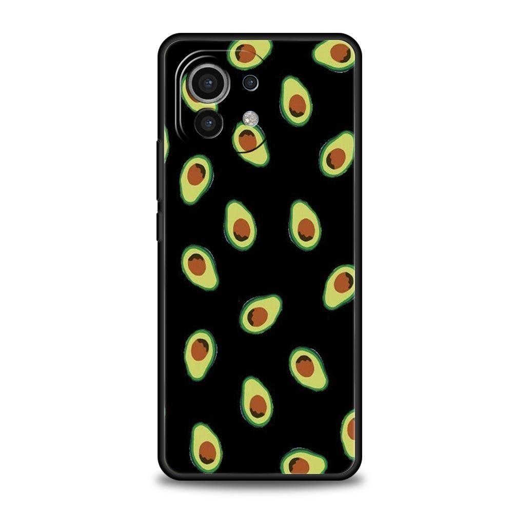 

Cute Avocado Phone Case Cover for Xiaomi Mi 17 Pro Max 15 14 13 12 11 Ultra 15T 14T 13T 12T 11T Pro Lite Soft TPU Shell Fundas Xiaomi 14