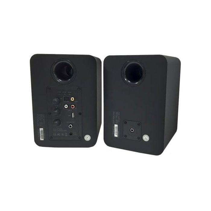 Approx APPSPK02BK Altavoces Inalámbricos Negros con 2 Soportes de Pared