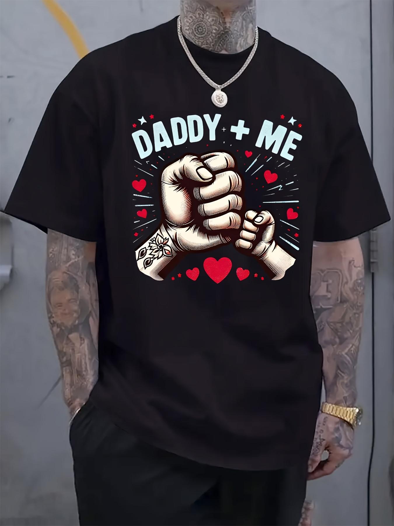 Men s T-Shirt Y2K Daddy Me Father-Daughter Bond 4XL