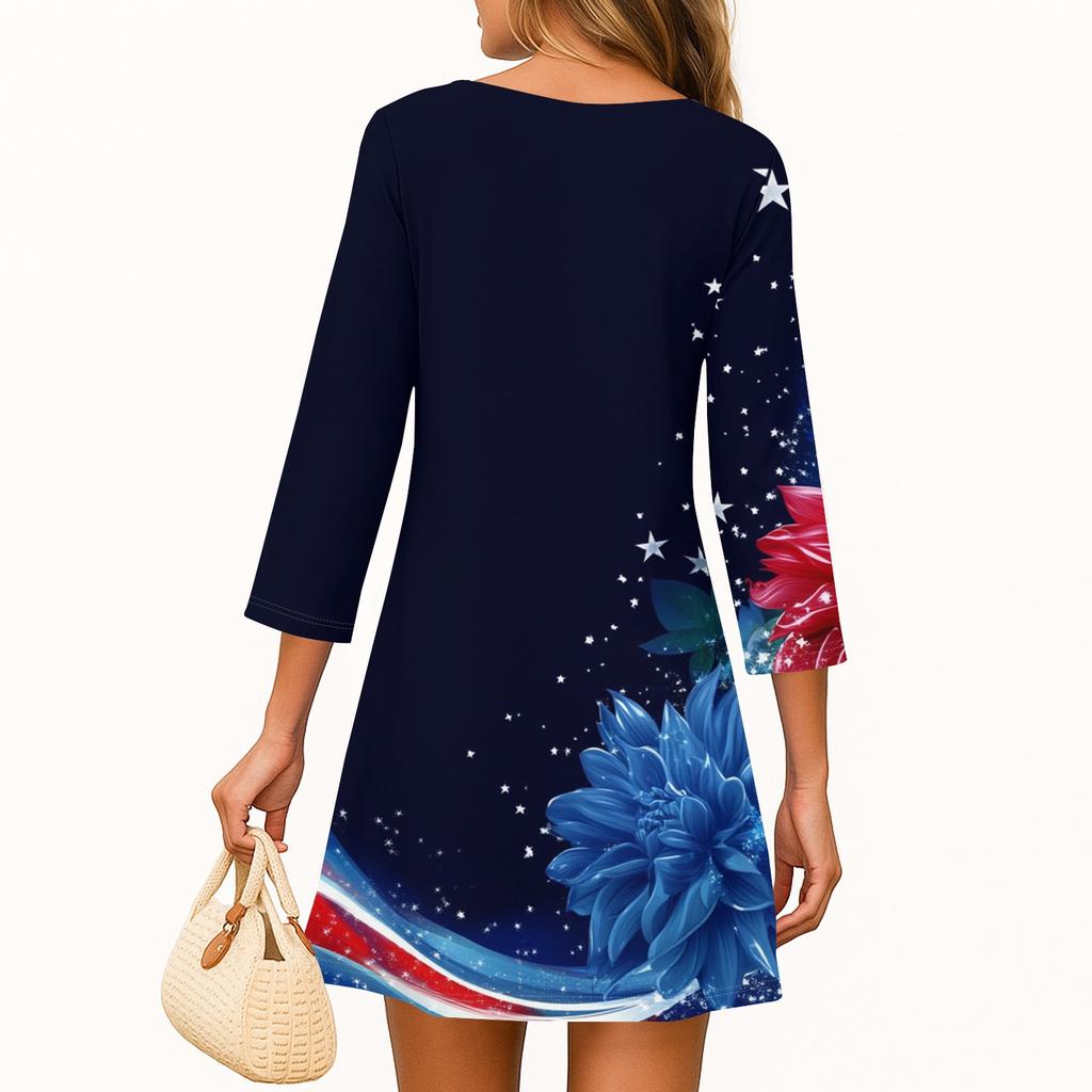 Women's Casual Dress For Summer Tank Dress Loose Beach Dress With Pockets Flare Midi Sundress