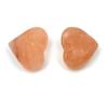 Windfulogo 2-Piece Heart-Shaped Himalayan Salt Massage Stone Cold Rock Kit for Facial Spa