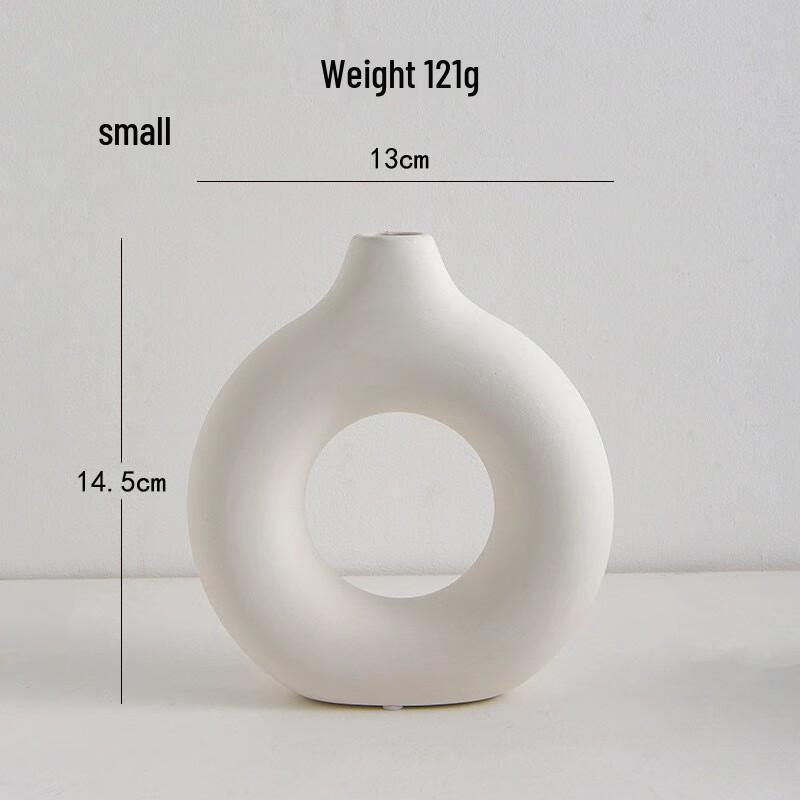 

Minimalist Round Plastic Flower Vase