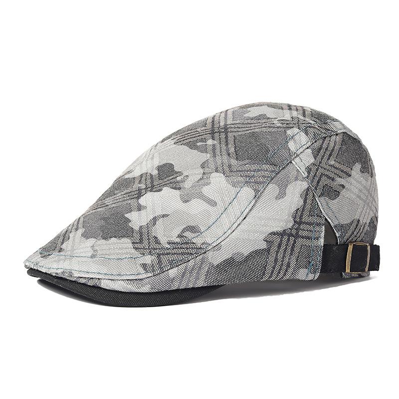 Cowboystoff Andetungehatt Herre Retro Fremoverlue Englandstil Beret Herre- og damehatt