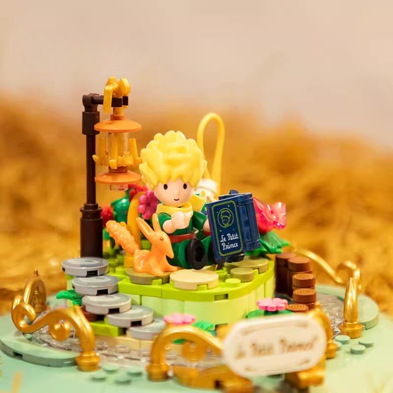 The Little Prince Time Hourglass 80Th Anniversary Building Blocks Puzzle Assembly Model Toys Children'S Gift Building Blocks