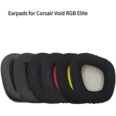Náhradní náušníky Paměťová pěna Kryt náušníku pro Bezdrátová herní sluchátka Corsair Void PRO ELITE RGB Náušníky Náušníky
