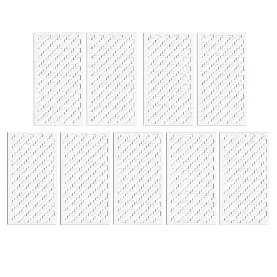 Diamond Art Zigzag Rulers Diamond Craft Grid Rulers Precise Diamond Placement Tool for Square Diamond Art Kits Crafting Accessories