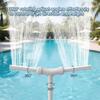 Adjustable Dual Spray Swimming Pool Sprinkler Creative Waterfall Fountain for Pool Garden Patio Water Activities