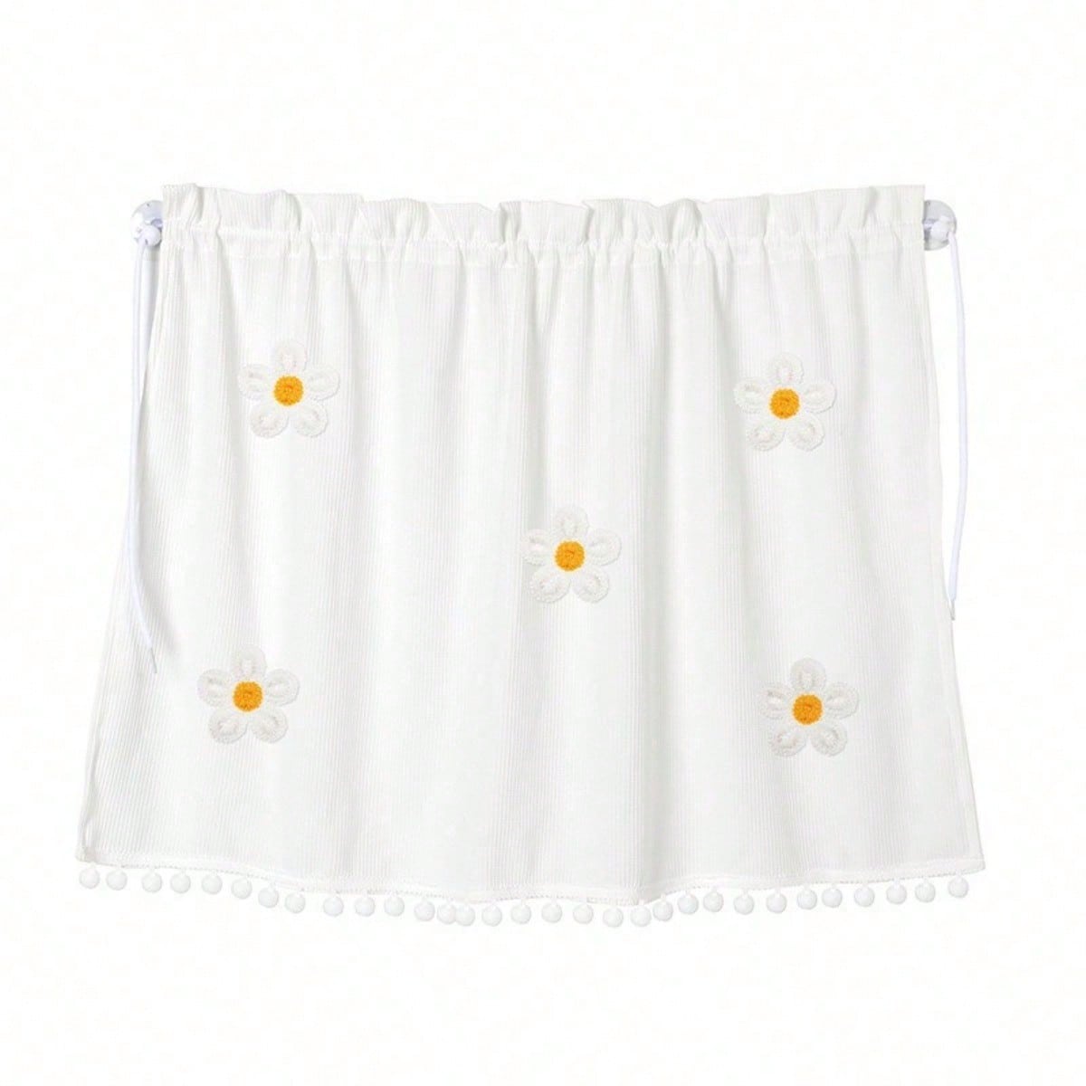 

Car Sunshade, Waffle Small Fresh Flowers Car Sunshade, Car Sunshade, Sun Protection And Privacy Curtain белый