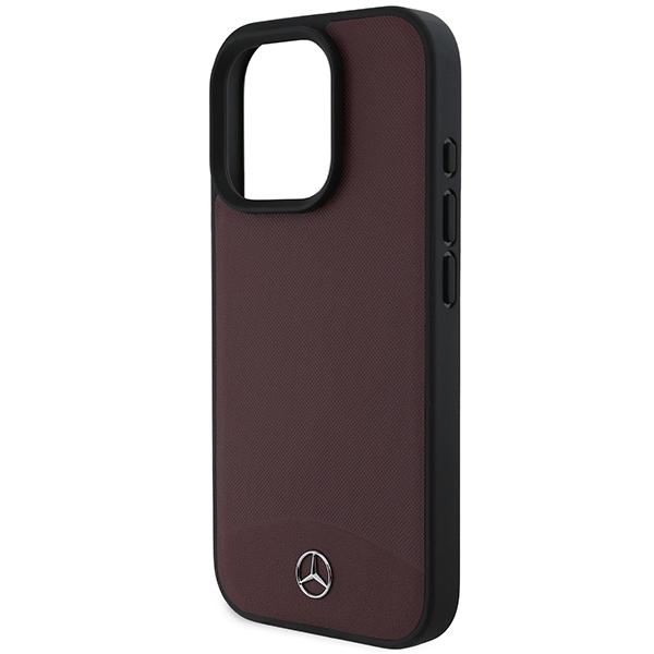 Mercedes Mehmp16L23Rbarr Iphone16 Pro 6.3 Czerwony/Red Hardcase Textured And Plain Leather Magsafe
