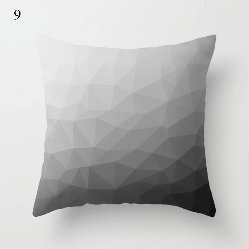 Grey series family pillowcase square  home office cushion cover
