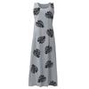 Women's Fashion Casual Colour Sleeveless Cotton Linen Pocket Dress