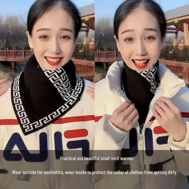 New Arrival: Knitted Triangle Scarf Snood - Cozy Autumn/Winter Pullover Warmth