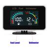 Multiple Combinations Car LCD Digital Gauge Oil Pressure Voltmeter Water Temperature Fuel Level Oil Temperature Meter For 12V