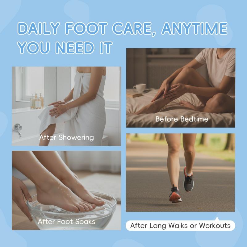 LAIKOU Milk Foot Cream 30g - Deep Moisturizing Foot Cream with Urea & Shea Butter for Dry, Cracked Heels and Rough Feet