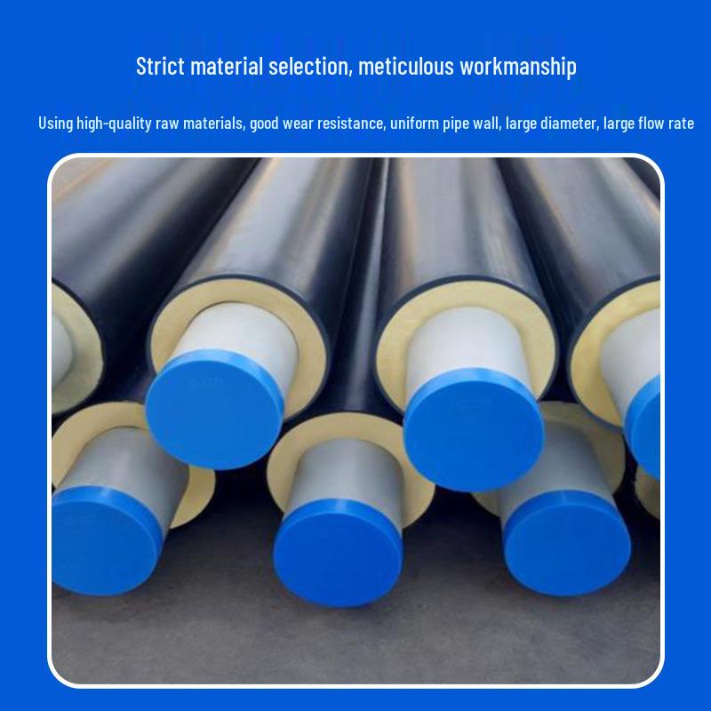 Large Diameter Polyethylene Foam-Insulated Steel Heating Pipe