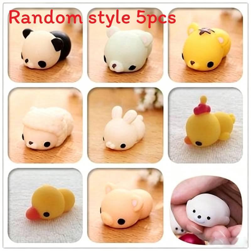 Tpr Soft Rubber Animal Stress Relief Toy With Small Figure For Kids And Collectors