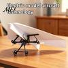 Beginner Friendly RC Airplane Launcher Paper DIY Kit, Remote Control Plane Electric Module with Gyro Toy Stabilizer, Dual Propellers, Aircraft