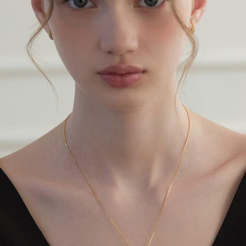 TATIANA (925 Silver) Shiny BL Ring Necklace NZ2470