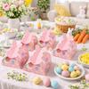 12 Pieces Cute Easter Paper Candy Box Empty Thickened Bunny Eggs Party Box Large Capacity Unique Gift Packaging Box Birthday