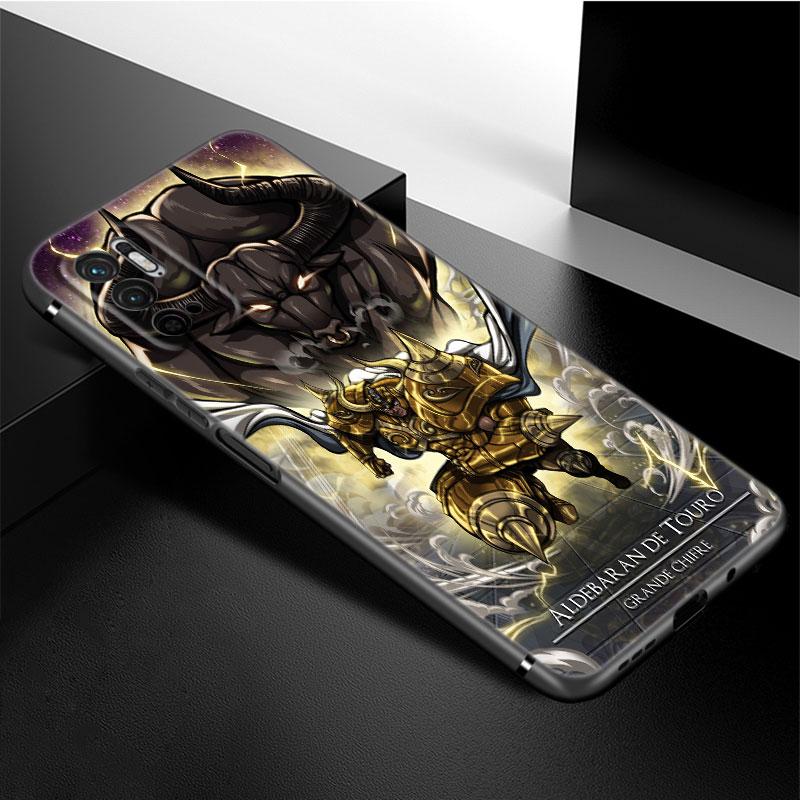 

Чехол для телефона с изображением аниме Saint-Seiya для Xiaomi Redmi Note 11 10 9 8 Pro 11T 5G 10T 10S 9S 9T 9i 9C 9A 8T, мягкий черный чехол из ТПУ Redmi Note 11T 5G