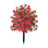 Realistic Plastic Artificial Flower Stake For Outdoor Garden Wedding Photography And Landscape Decoration
