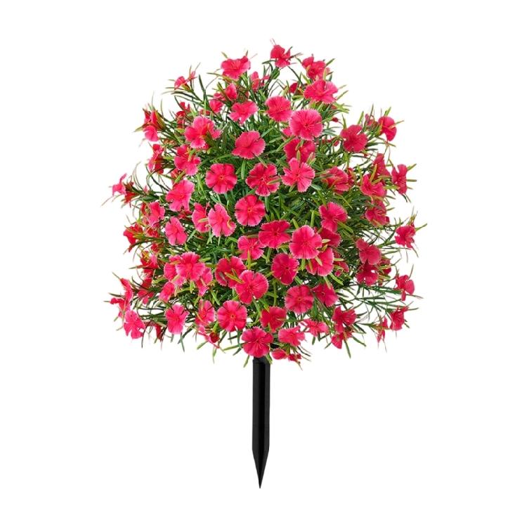 Realistic Plastic Artificial Flower Stake For Outdoor Garden Wedding Photography And Landscape Decoration