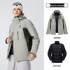 Camel Unisex 3-in-1 Outdoor Detachable Down Liner Jacket M34CA45647