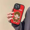 Cute M-monchhichis-s Phone Case For IPhone 16 15 14 11 12 13 Pro Max Plus Back Leather Shell