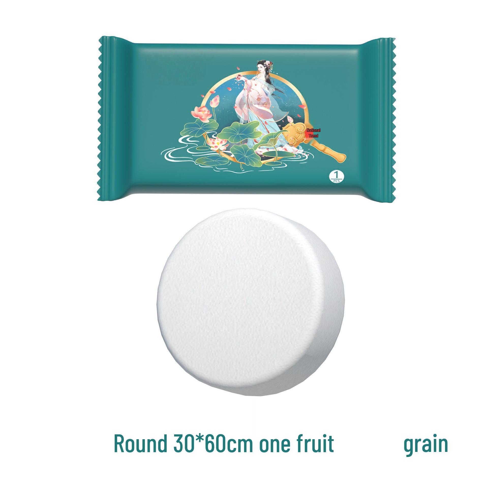 Одноразовые Сверхбольшие Спрессованные Дорожные Полотенца - В Стиле Конфет, Толстые, Быстро Впитывающие Полотенца для Лица