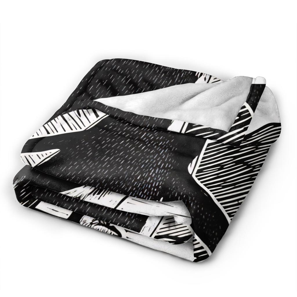But Why Nihilist Penguin Blankets Fleece Summer Air Conditioning Multi-function Throw Blanket for Bedding Bedding Throws