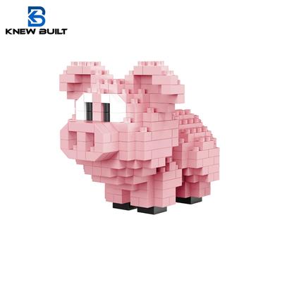 Papagei Puzzle Montage Bausteine Spielzeug Tier Serie 3D Modell Mikro Mini Diamant Stein Kinder Spielzeug Schwein Panda Hamster Schnecke