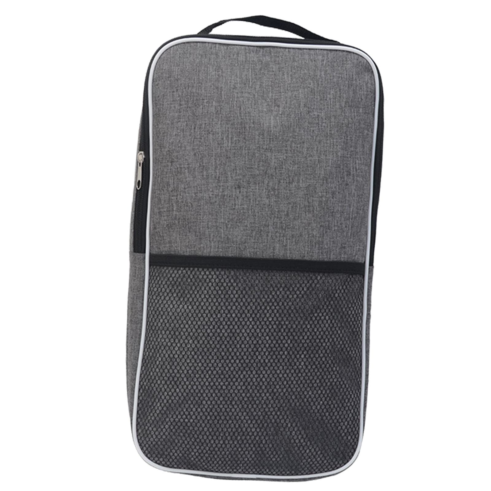 

Pickleball Bag Portable Organizer Travel Pouch Waterproof Carrying Bag Paddle Holder Racket Cover for Men Women Xmas Gift серый