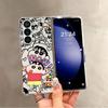 Crayon Shin Chan Nene Case for Samsung Galaxy Z Fold 7 6 5 4 3 ZFold3 ZFold7 ZFold5 ZFold6 ZFold4 Back Phone Cover