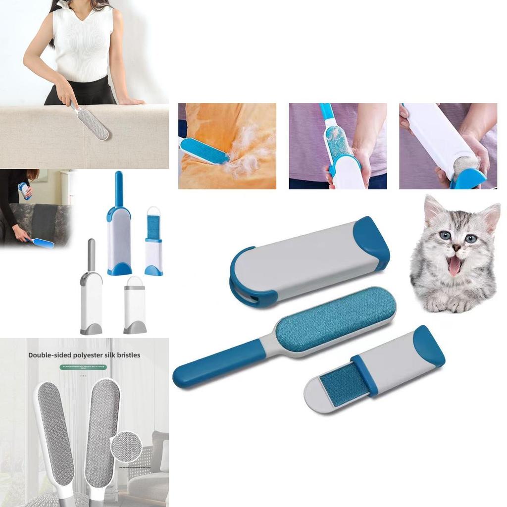 Rechargeable Clothes Lint Brush Roller With Static Dust Fur Remover For Home And Travel