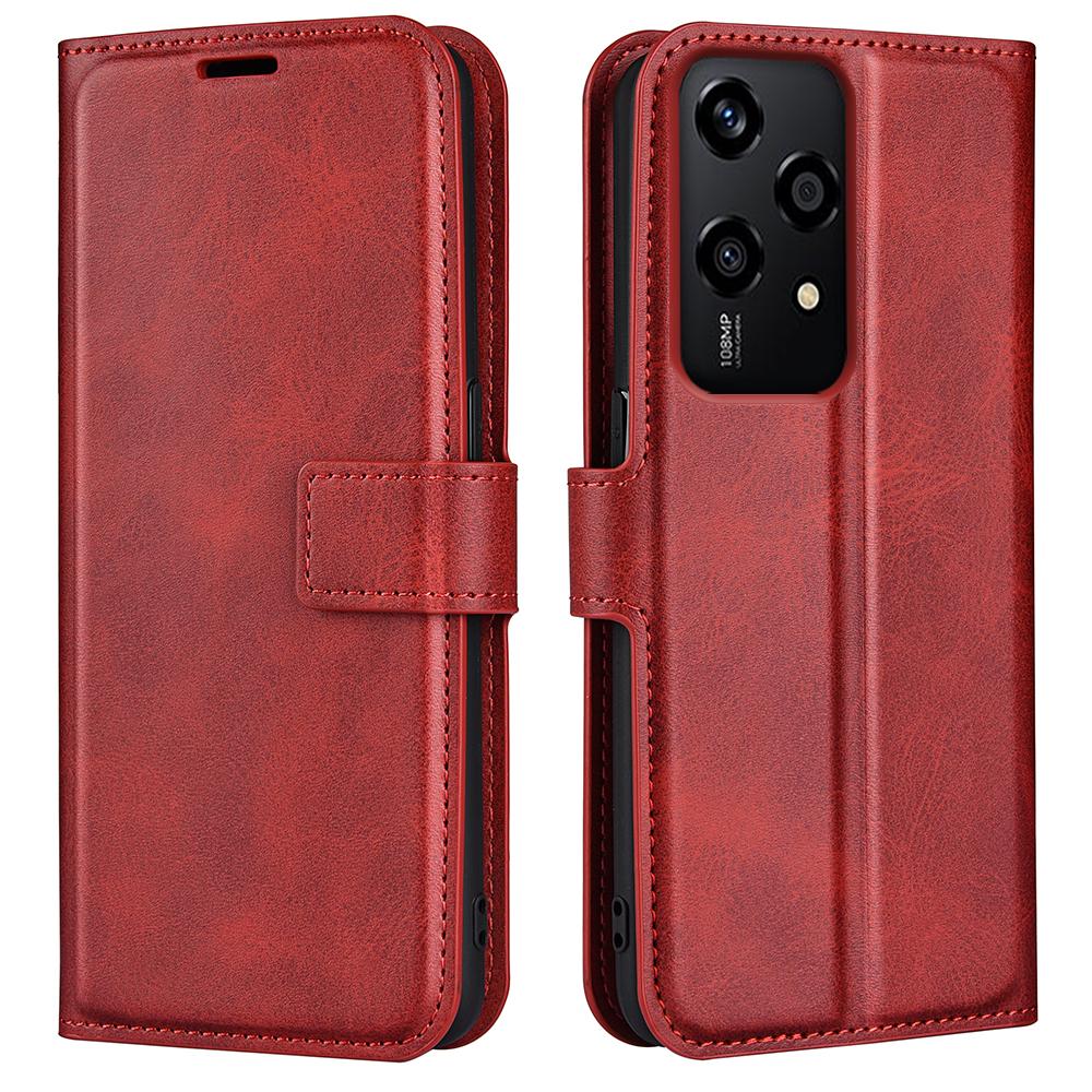 For Honor 200 Lite Case Wallet Card Slots Calf Texture Leather Phone Cover