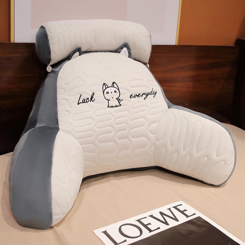 Cartoon Anime Lumbar Pillow With Plush Cover For Bed Couch Support