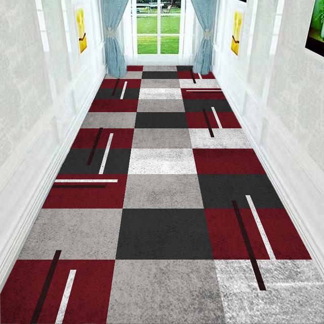Fashion Simple Corridor Carpet Aisle Home Kitchen Non -Slip Strip Living Room Bedroom Room Decoration Corridor Porch Door Mat