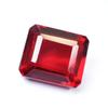 20.30 Ct Stunning EMERALD Cut Natural RED Garnet   Loose Gemstone