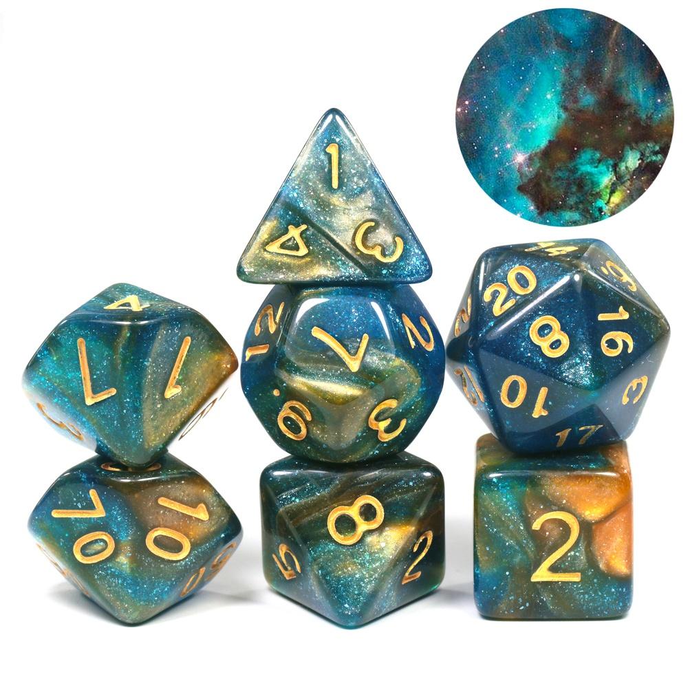 

Набор кубиков Galaxy для игры TRPG POP, 7 кубиков