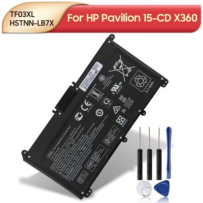 Oplaadbare Lithium Batterij Voor HP Pavilion X360 14-CD Serie HSTNN-LB7J HSTNN-LB7X TPN-C131 Q188 Q189 Q188 Q190 Q191 TF03XL Laptop Batterij 3630mAh