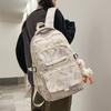 College Students Girls Burgundy Large Capacity Middle School Students Junior High School Students Elementary School Students Backpack